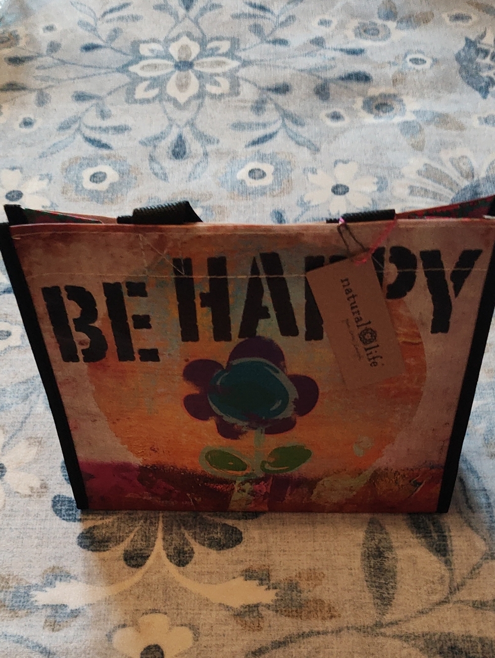 NATURAL LIFE: "BE HAPPY"😊 TOTE